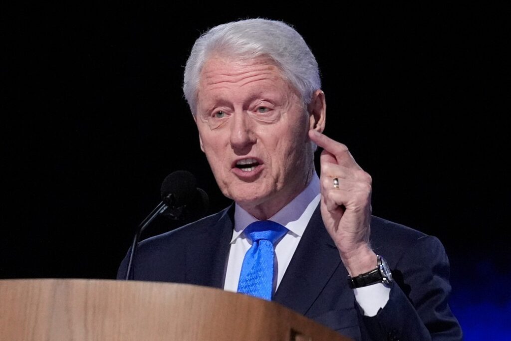 Former President Bill Clinton maintains innocence under oath regarding provocative hot tub photos with unidentified woman found in Jeffrey Epstein files